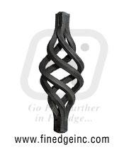 Wrought Iron basket - Ornamental Iron basket - gate baskets - mild steel baskets - twisted wire baskets - gate hardware - gate parts manufacturers exporters suppliers in india