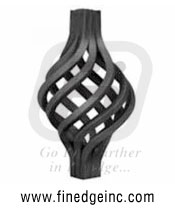 Wrought Iron basket - Ornamental Iron basket - gate baskets - mild steel baskets - twisted wire baskets - gate hardware - gate parts manufacturers exporters suppliers in india