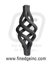 Wrought Iron basket - Ornamental Iron basket - gate baskets - mild steel baskets - twisted wire baskets - gate hardware - gate parts manufacturers exporters suppliers in india