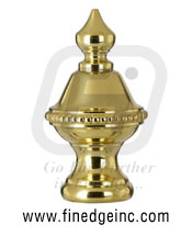 brass finials - decorative brass finials - gate brass finials  manufacturers exporters suppliers in india