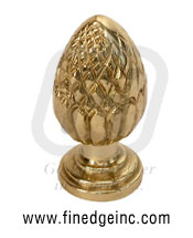 brass finials - decorative brass finials - gate brass finials  manufacturers exporters suppliers in india