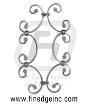 Wrought Iron Clip on Unit - Ornamental Iron Clip on Unit - gate Clip on Unit  - mild steel Clip on Unit - gate and fending parts manufacturers exporters suppliers in india