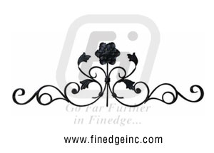 Wrought Iron gate tops - Ornamental Iron gate tops - gate tops - mild steel gate tops - cast iron gate tops - gate tops manufacturers exporters suppliers in india