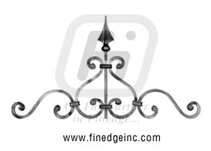 Wrought Iron gate tops - Ornamental Iron gate tops - gate tops - mild steel gate tops - cast iron gate tops - gate tops manufacturers exporters suppliers in india