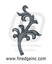 Wrought Iron Leaves and Flowers - Ornamental Iron Leaves and Flowers - gate Leaves and Flowers - cast iron Leaves and Flowers - gate hardware - gate parts manufacturers exporters suppliers in india