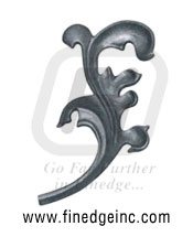 Wrought Iron Leaves and Flowers - Ornamental Iron Leaves and Flowers - gate Leaves and Flowers - cast iron Leaves and Flowers - gate hardware - gate parts manufacturers exporters suppliers in india