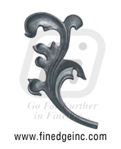 Wrought Iron Leaves and Flowers - Ornamental Iron Leaves and Flowers - gate Leaves and Flowers - cast iron Leaves and Flowers - gate hardware - gate parts manufacturers exporters suppliers in india