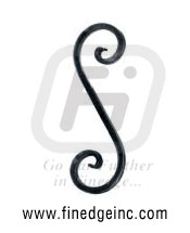 Wrought Iron scrolls - Ornamental Iron scrolls - gate scrolls - mild steel scrolls - cast iron scrolls - gate scrolls manufacturers exporters suppliers in india