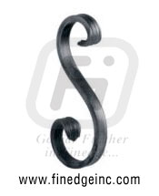 Wrought Iron scrolls - Ornamental Iron scrolls - gate scrolls - mild steel scrolls - cast iron scrolls - gate scrolls manufacturers exporters suppliers in india